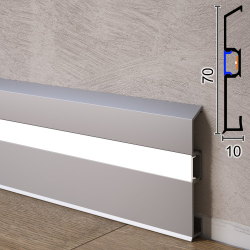 Накладной плинтус LP-95LED