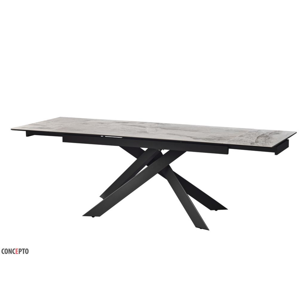 Стіл розкладний Concepto Gracio Light Grey 160-240 см