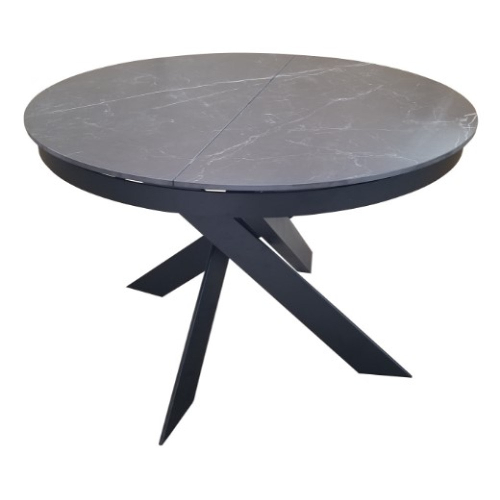 Стол раскладной Concepto Moon Black Marble керамика 110-140 см