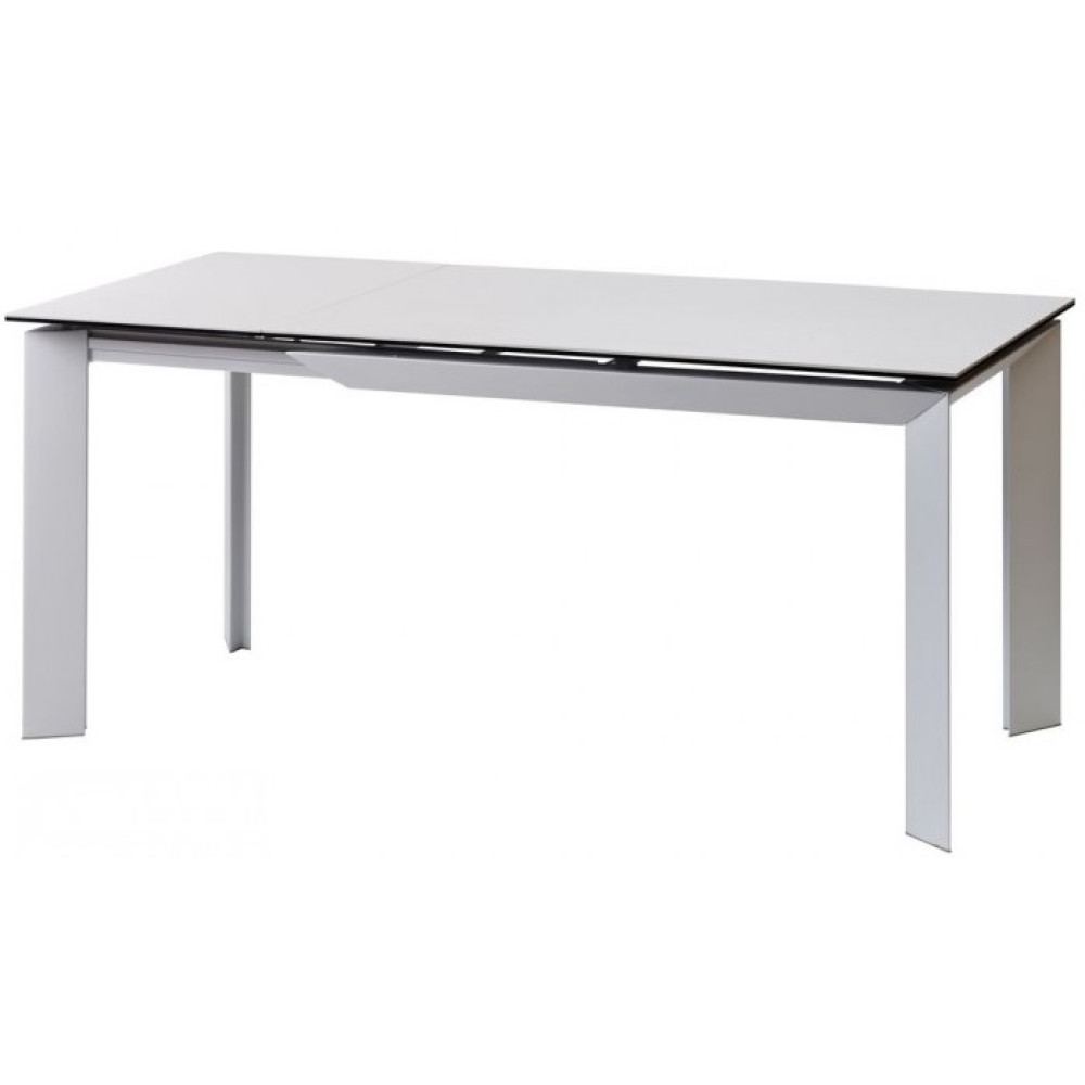 Стол керамический Concepto Vermont Pure White 120-170