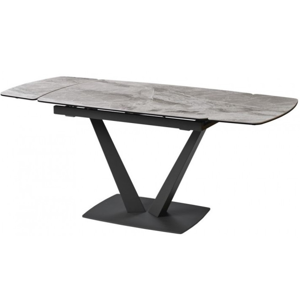 Стол керамический Concepto Elvi Light Grey 120-180