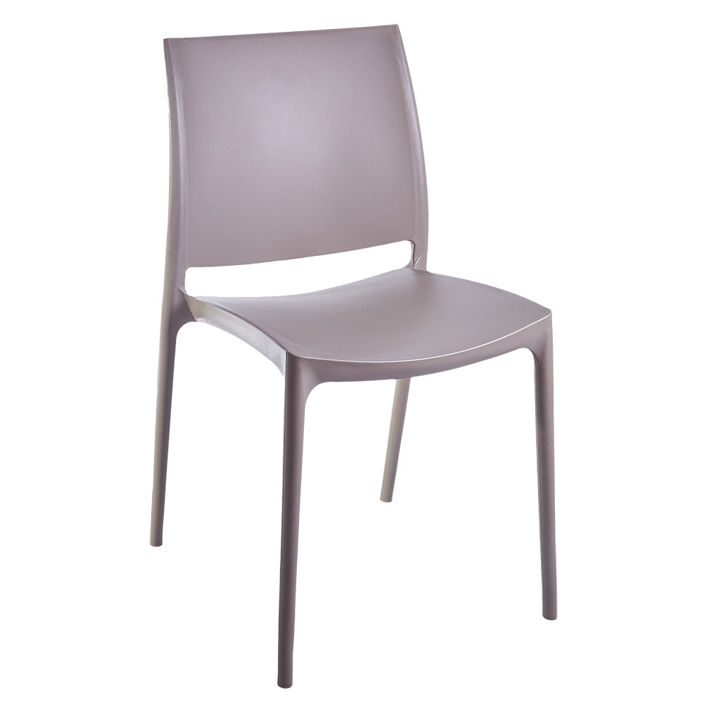 Стілець пластиковий Pierro какао