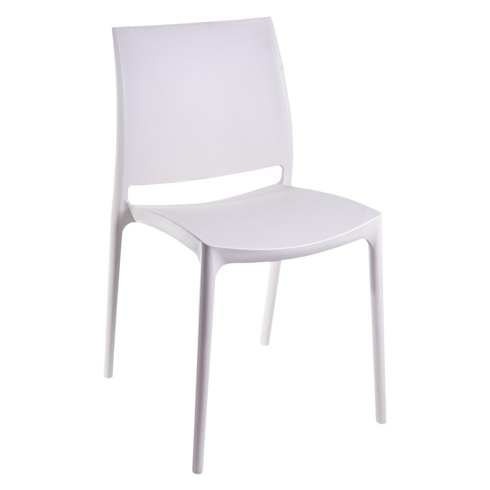 Стілець пластиковий Pierro білий