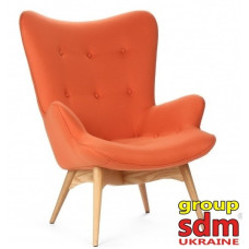 Крісло м'яке SDM Флорине помаранчеве