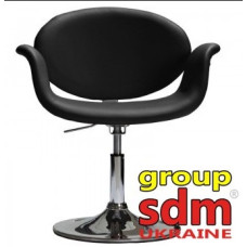 Крісло SDM Студіо хром чорний