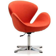 Кресло мягкое SDM Сван оранжевое