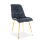 Стул Signal Chic Velvet zloty Стул Signal Chic Velvet zloty