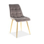 Стул Signal Chic Velvet zloty Стул Signal Chic Velvet zloty
