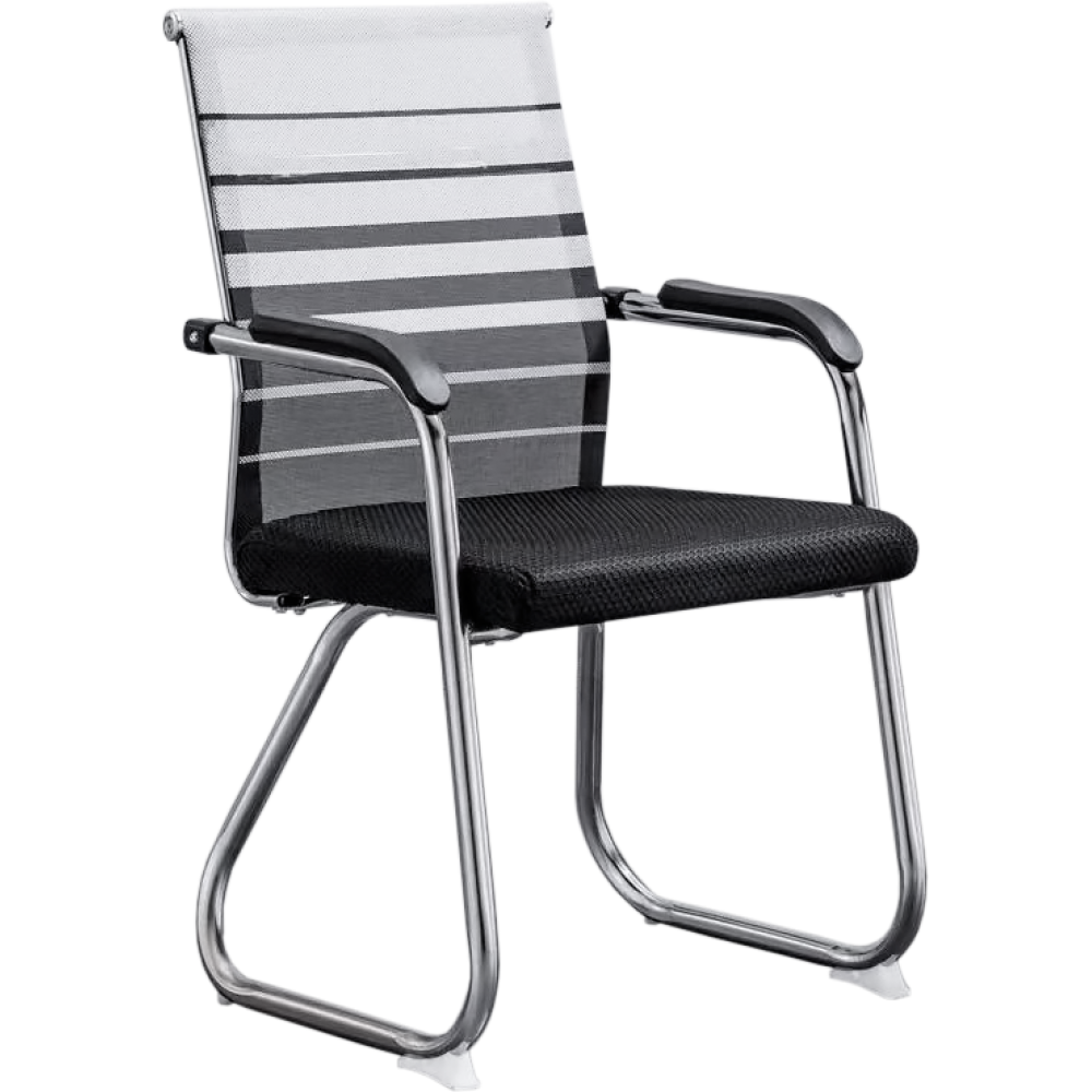 Стілець офісний GT Racer B-4029 White/Gray/Black