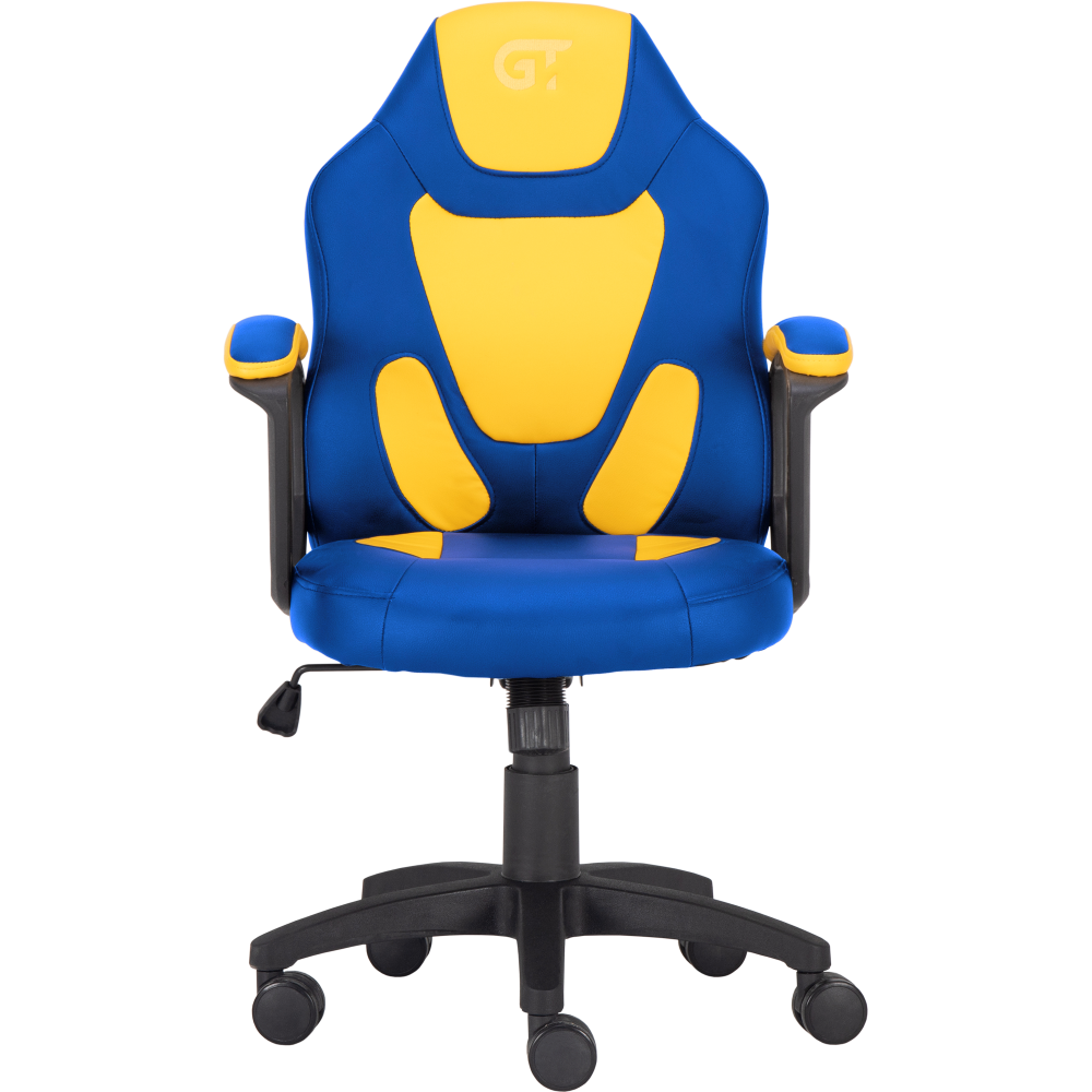 Геймерське крісло GT Racer X-1414 Blue/Yellow (Kids)