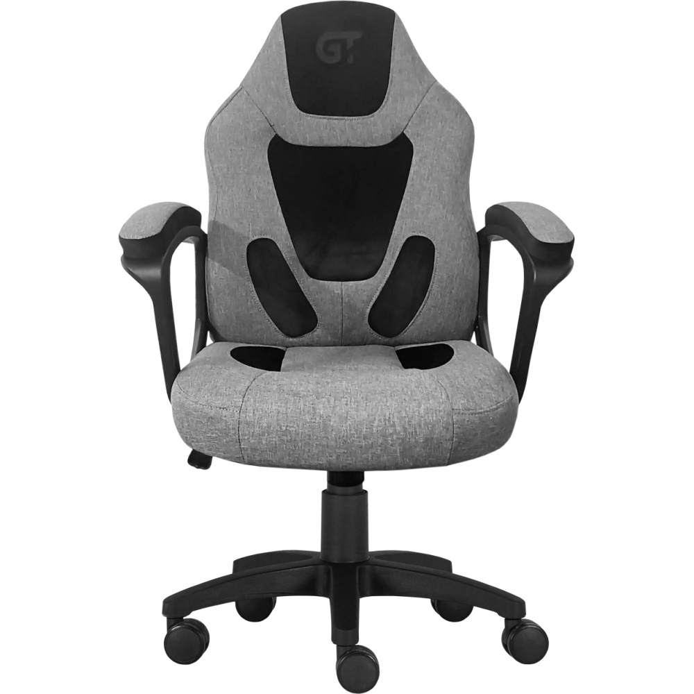 Геймерское кресло GT Racer X-1414 Fabric Gray/Black Suede (Kids)