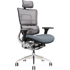 Офісне крісло GT Racer X-801 Bright Gray (W-20, B-40)