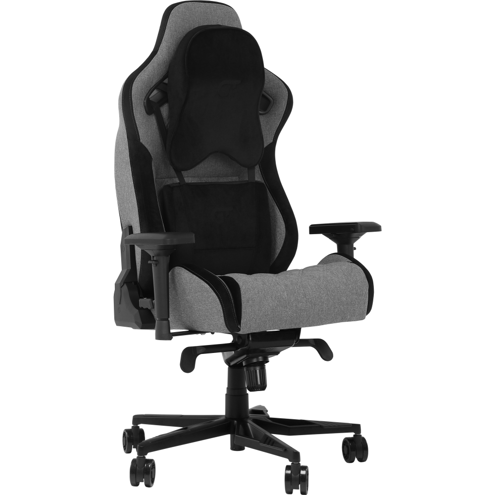 Геймерське крісло GT Racer X-0724 Fabric Gray/Black Suede