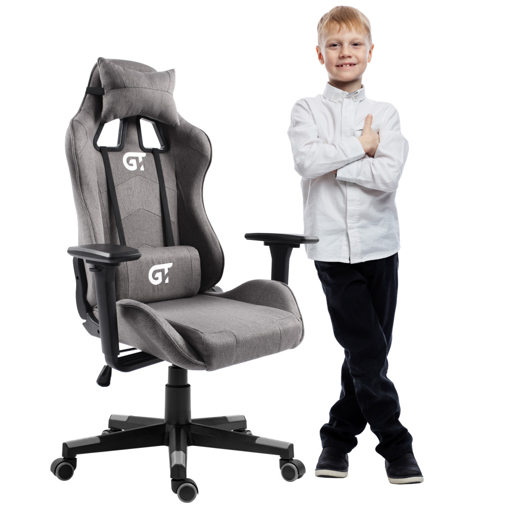 Геймерское кресло GT Racer X-5934-B Kids Fabric Gray