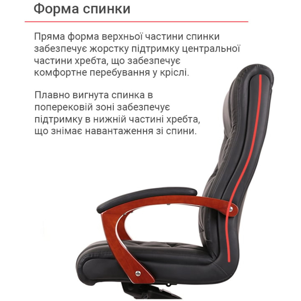 Кресло АКЛАС Артур EX MB Кожа LC-A