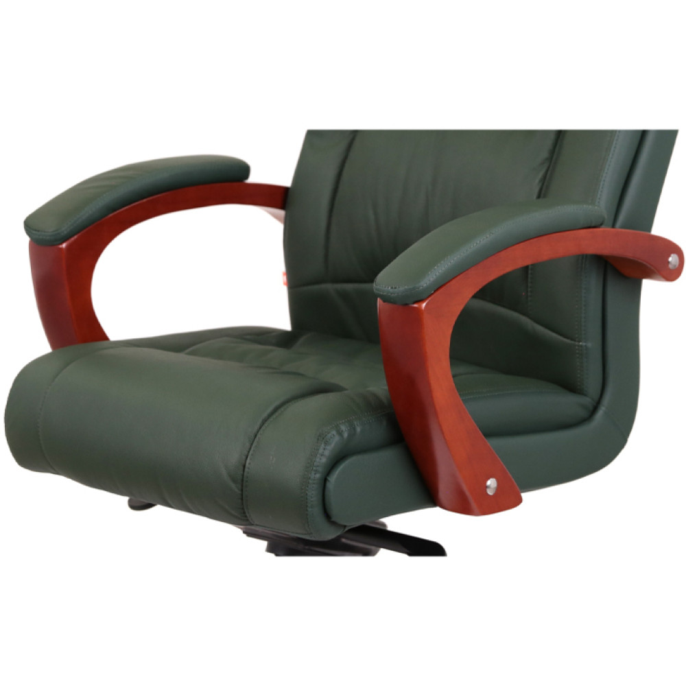 Кресло АКЛАС Артур EX MB Кожа Lux LC-green