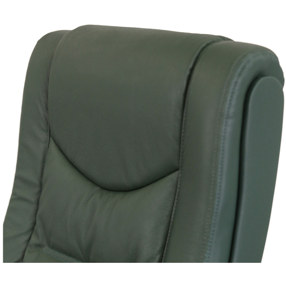 Кресло АКЛАС Артур EX MB Кожа Lux LC-green