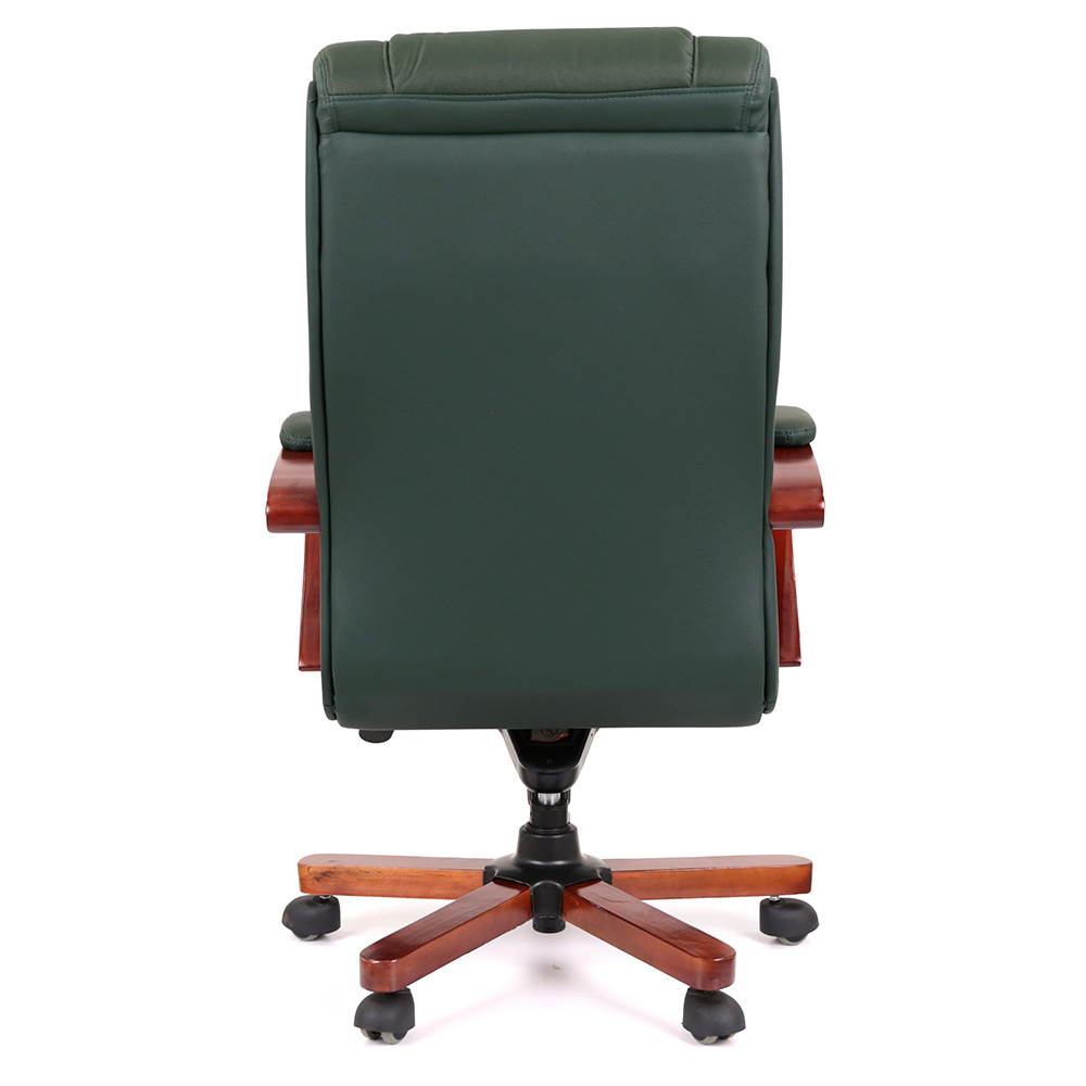 Кресло АКЛАС Артур EX MB Кожа Lux LC-green