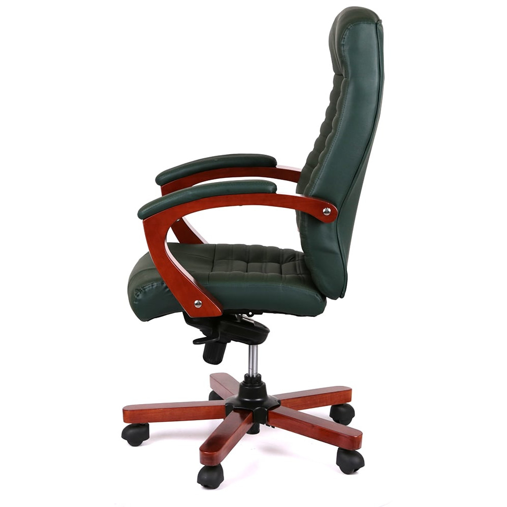 Кресло АКЛАС Атлант EX MB Кожа Lux LC-green