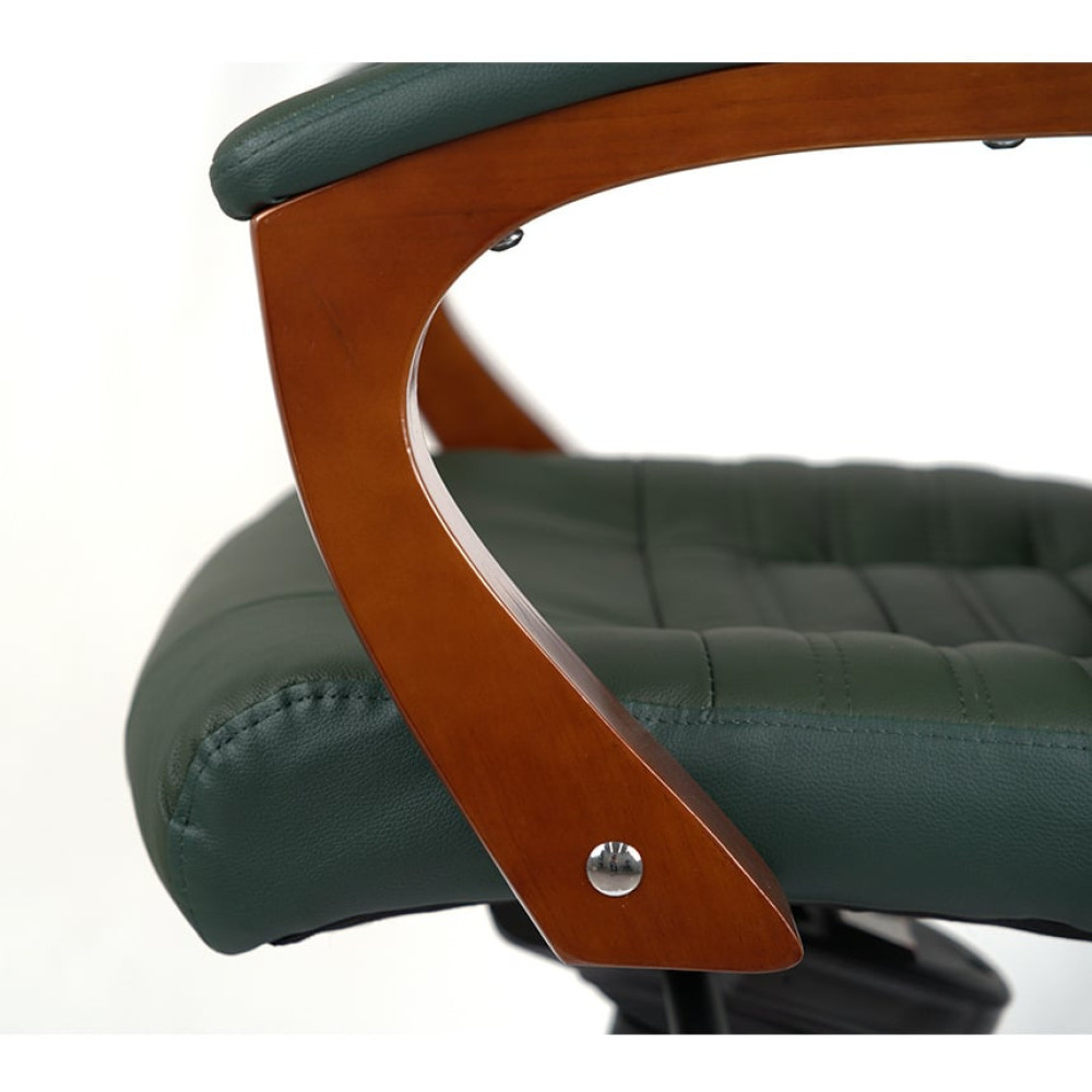 Кресло АКЛАС Атлант EX MB Кожа Lux LC-green