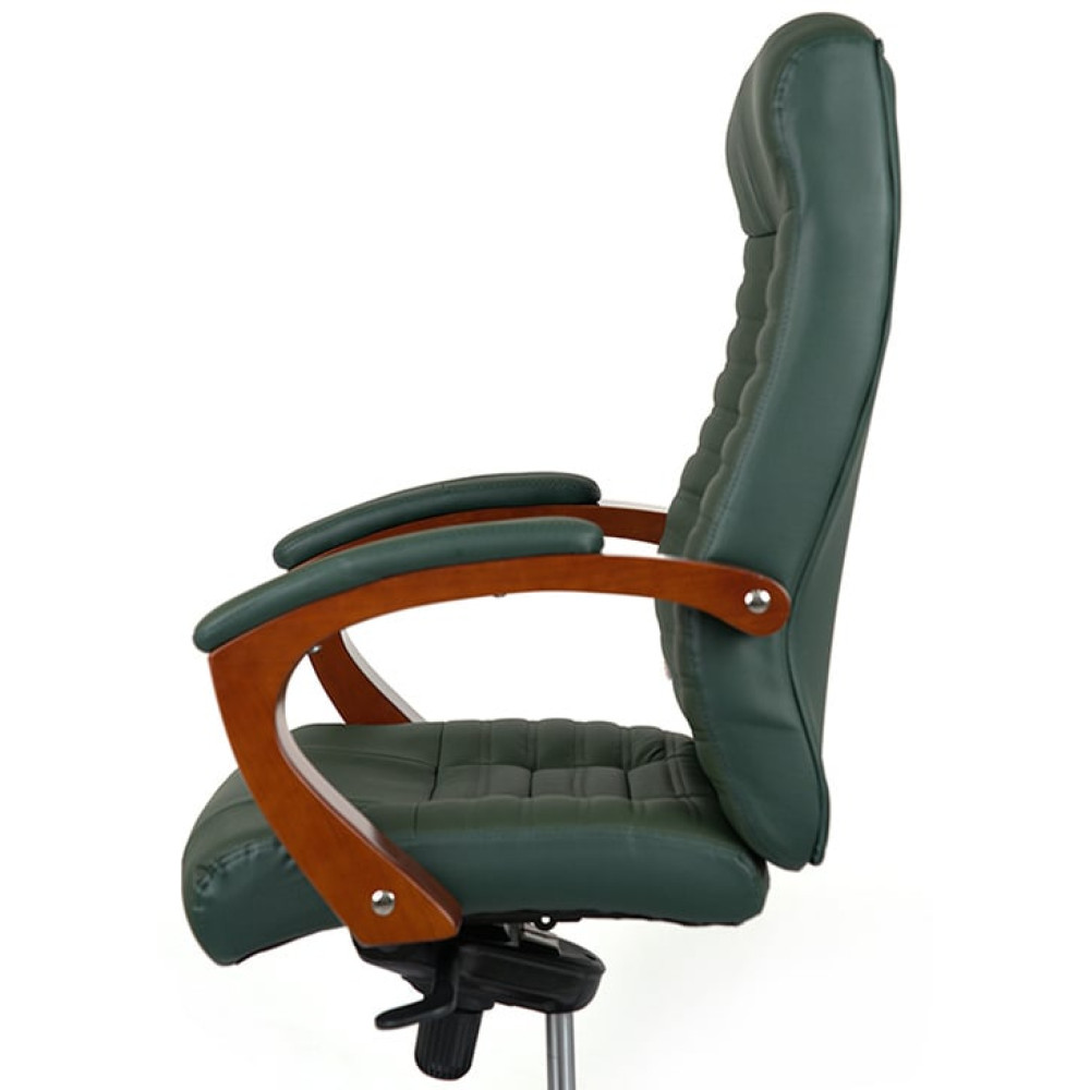 Кресло АКЛАС Атлант EX MB Кожа Lux LC-green