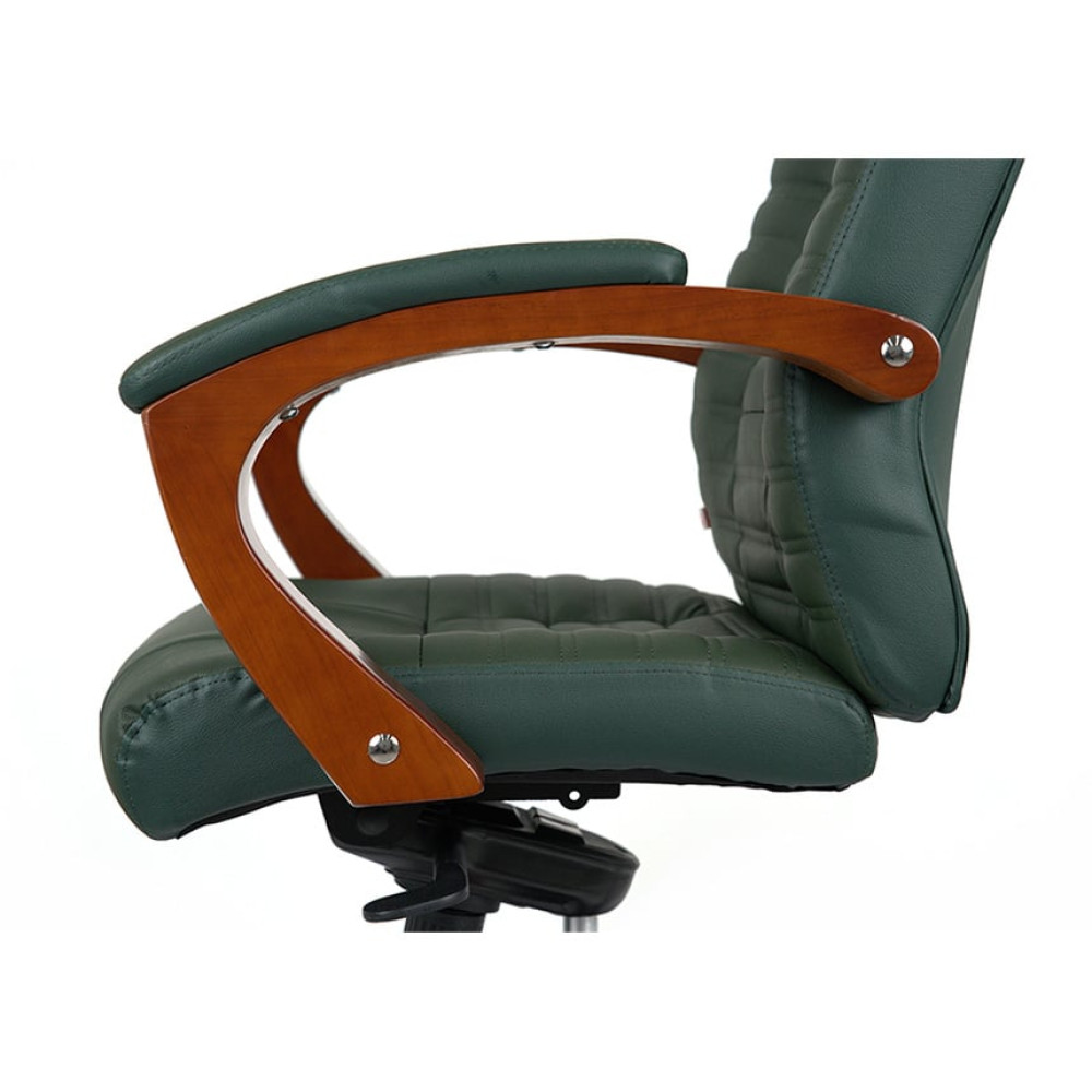 Кресло АКЛАС Атлант EX MB Кожа Lux LC-green