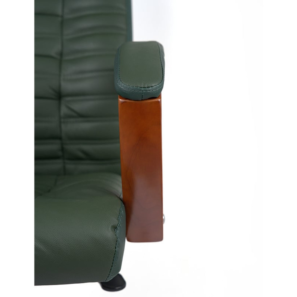 Кресло АКЛАС Атлант EX MB Кожа Lux LC-green