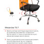 Кресло АКЛАС Гилмор СН TILT Оранжевый/Чёрный Кресло АКЛАС Гилмор СН TILT Оранжевый/Чёрный