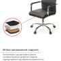 Кресло АКЛАС Кап FX СН TILT Чёрный PU Кресло АКЛАС Кап FX СН TILT Чёрный PU