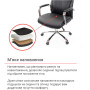 Крісло АКЛАС Макай CH ANF Чорний PU Крісло АКЛАС Макай CH ANF Чорний PU