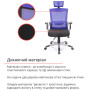 Крісло АКЛАС Пріма PL HR ANF Чорний/Синій Крісло АКЛАС Пріма PL HR ANF Чорний/Синій