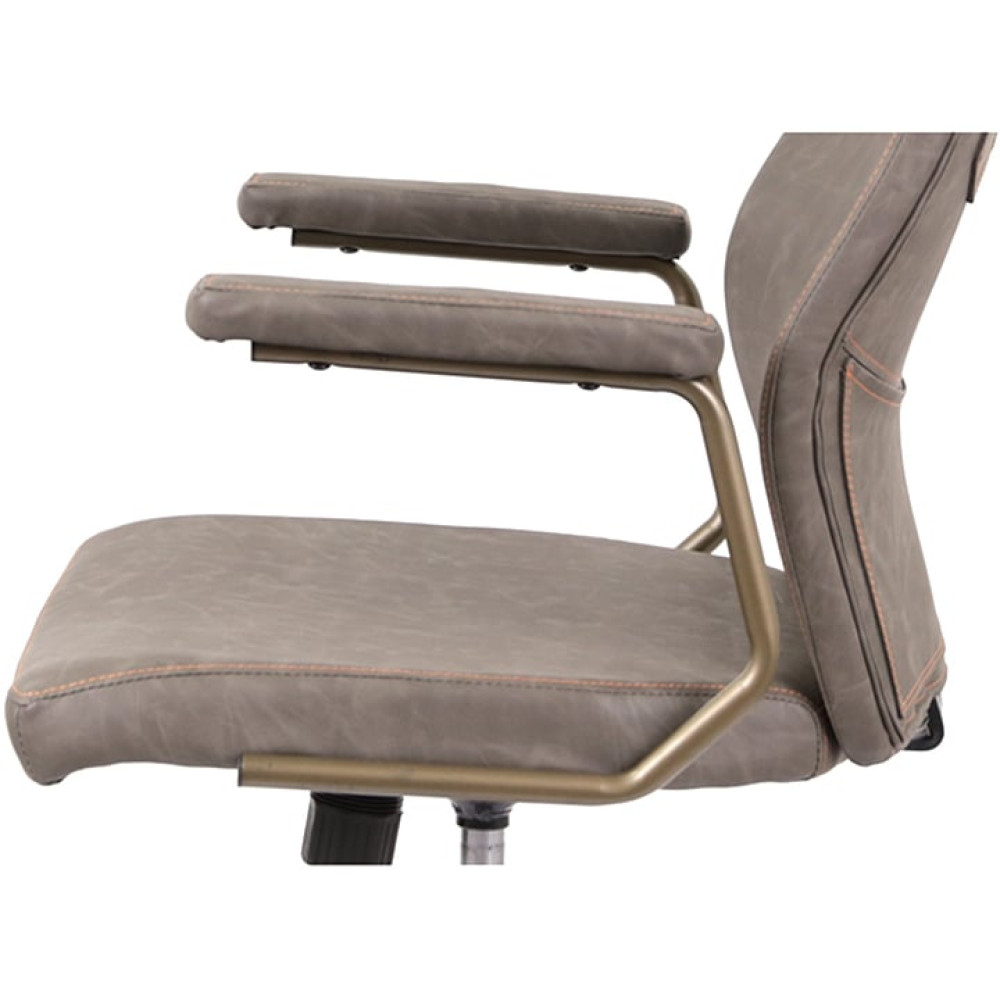 Кресло АКЛАС Ронин CH TILT Wax PU 425 серый