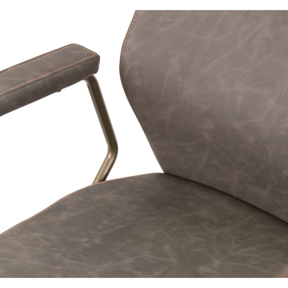 Кресло АКЛАС Ронин CH TILT Wax PU 425 серый