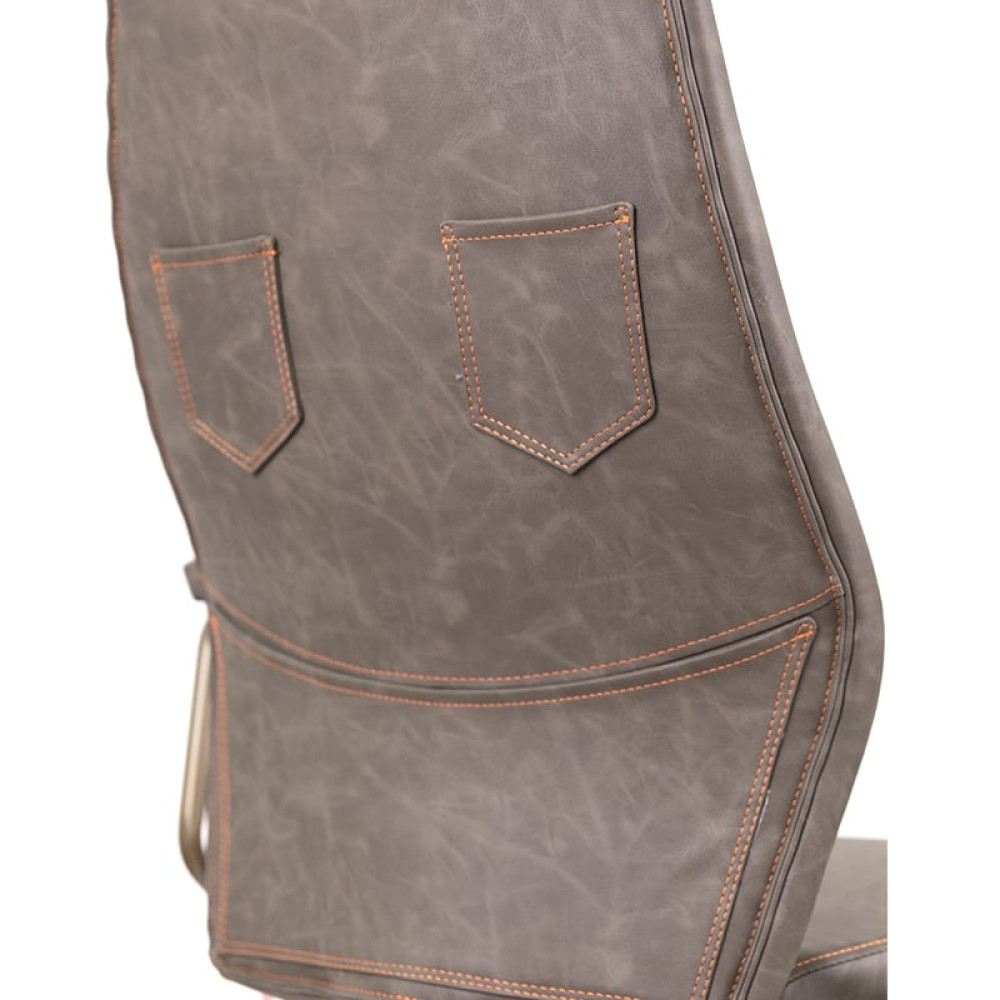 Кресло АКЛАС Ронин CH TILT Wax PU 425 серый