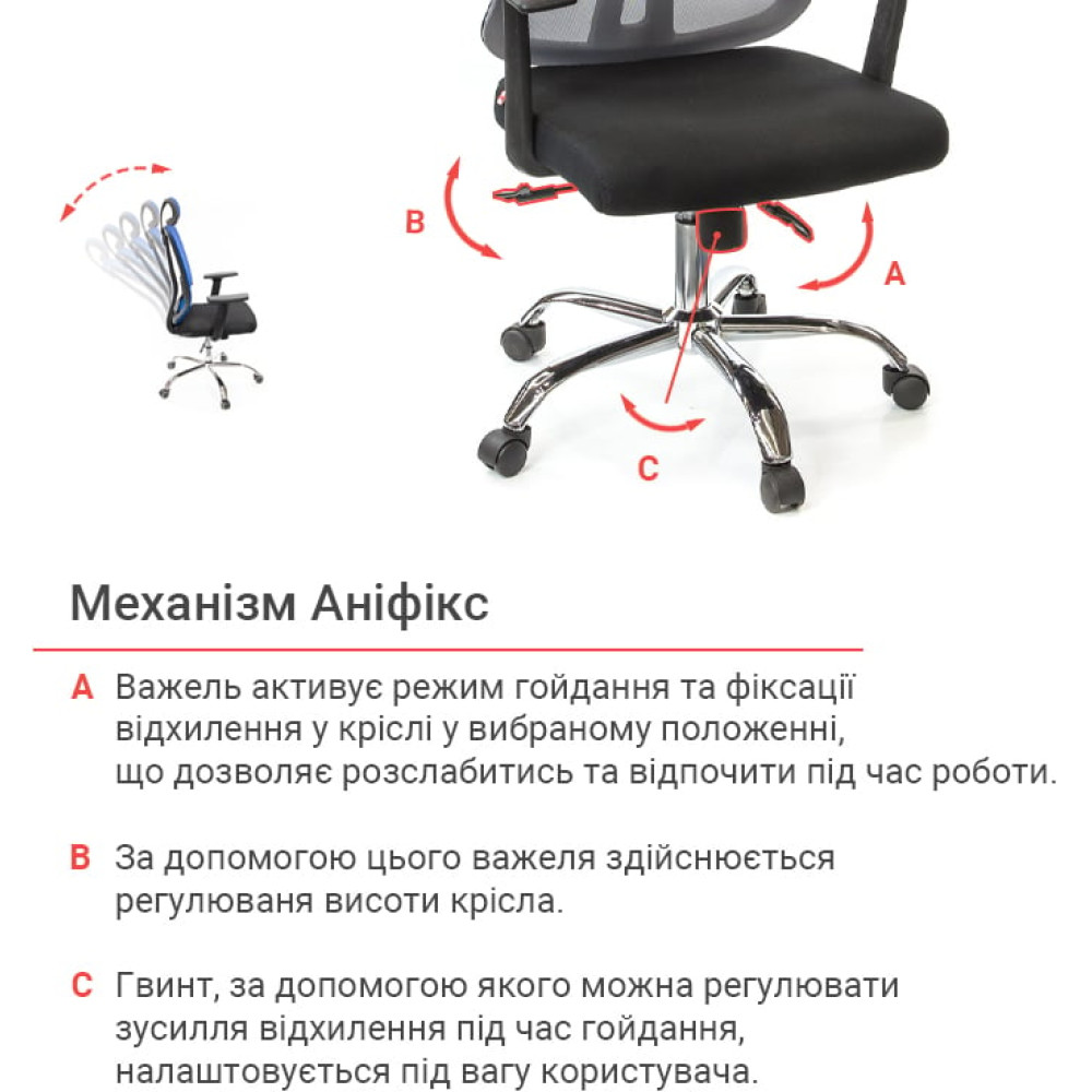 Кресло АКЛАС Сити CH ANF Синий