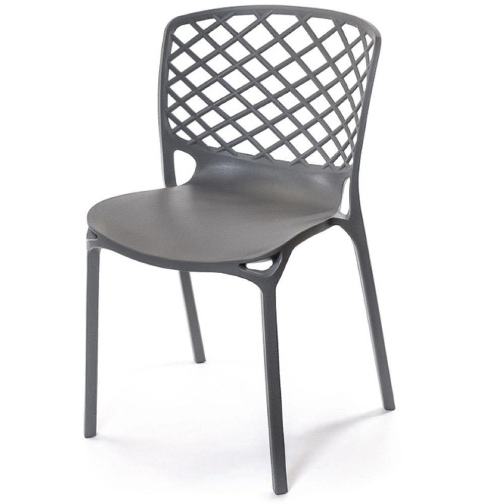 Стілець АКЛАС Фрайдей PL Сiрий