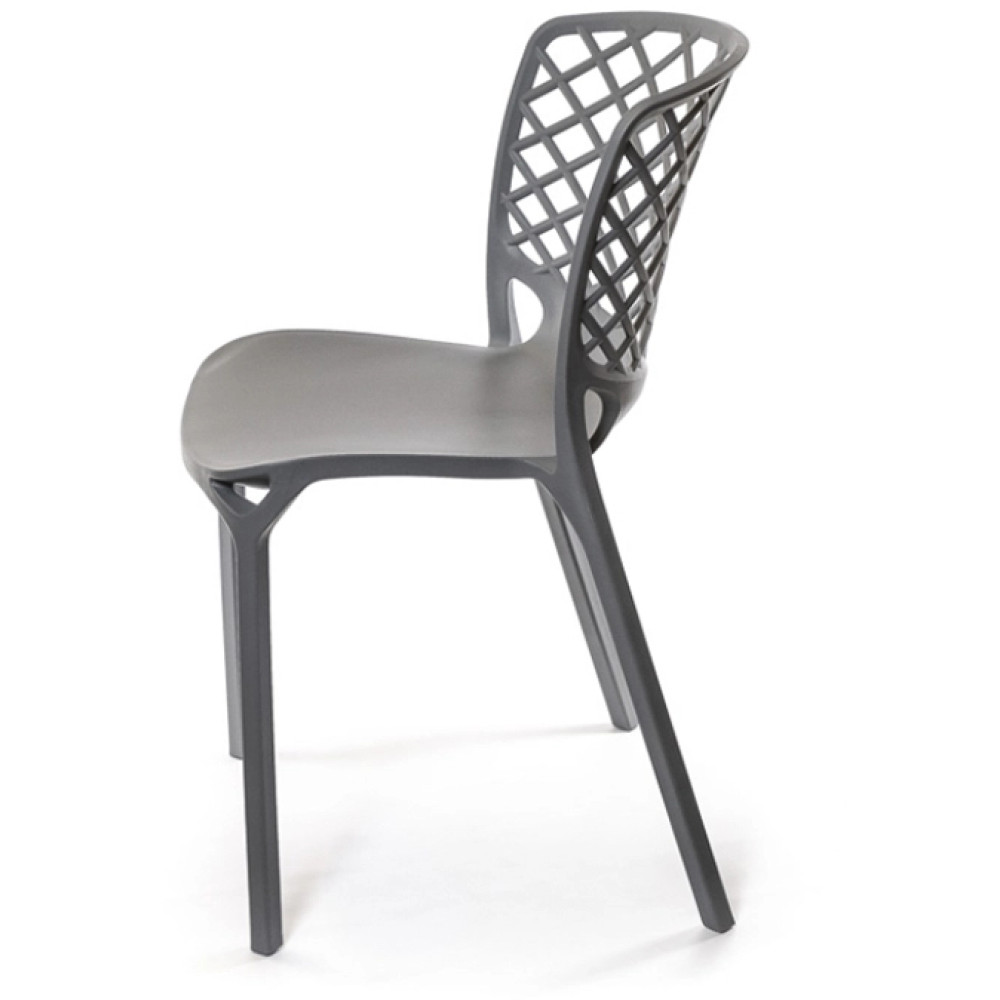 Стілець АКЛАС Фрайдей PL Сiрий