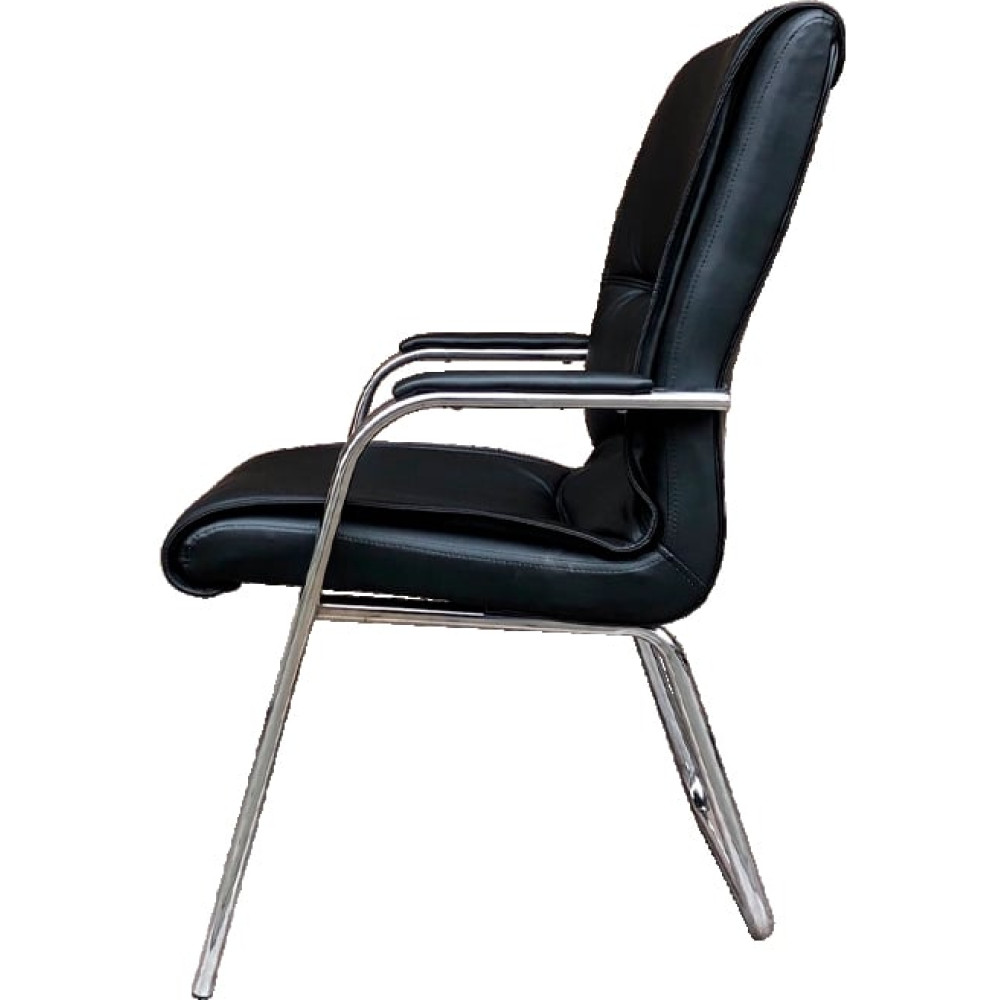 Крісло конференційне АКЛАС Спрінг CFA виставковий взірець Чорний PU