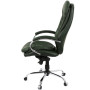 Крісло АКЛАС Валенсія Soft CH MB Шкіра Lux LC-green Крісло АКЛАС Валенсія Soft CH MB Шкіра Lux LC-green
