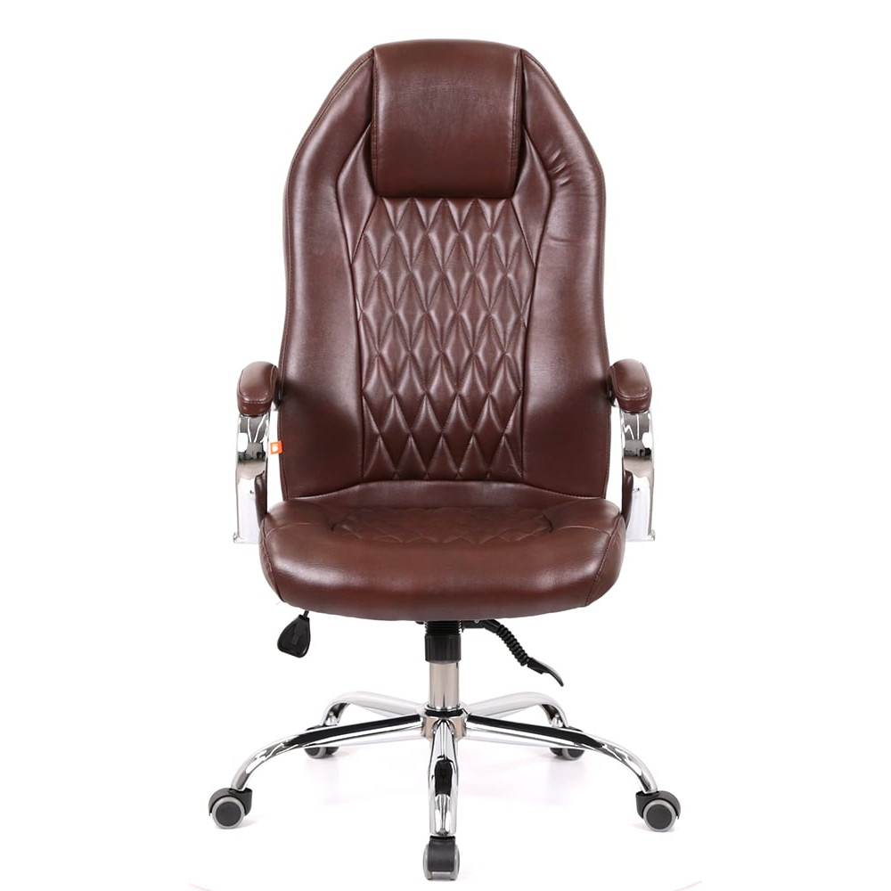 Крісло АКЛАС Альваро ANF Темно-коричневий PU