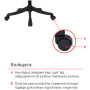 Крісло АКЛАС Доріан BL TILT K-01 black OS-3000 Крісло АКЛАС Доріан BL TILT K-01 black OS-3000