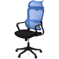 Крісло АКЛАС Доріан BL TILT K-08 Blue OS-3000 Black