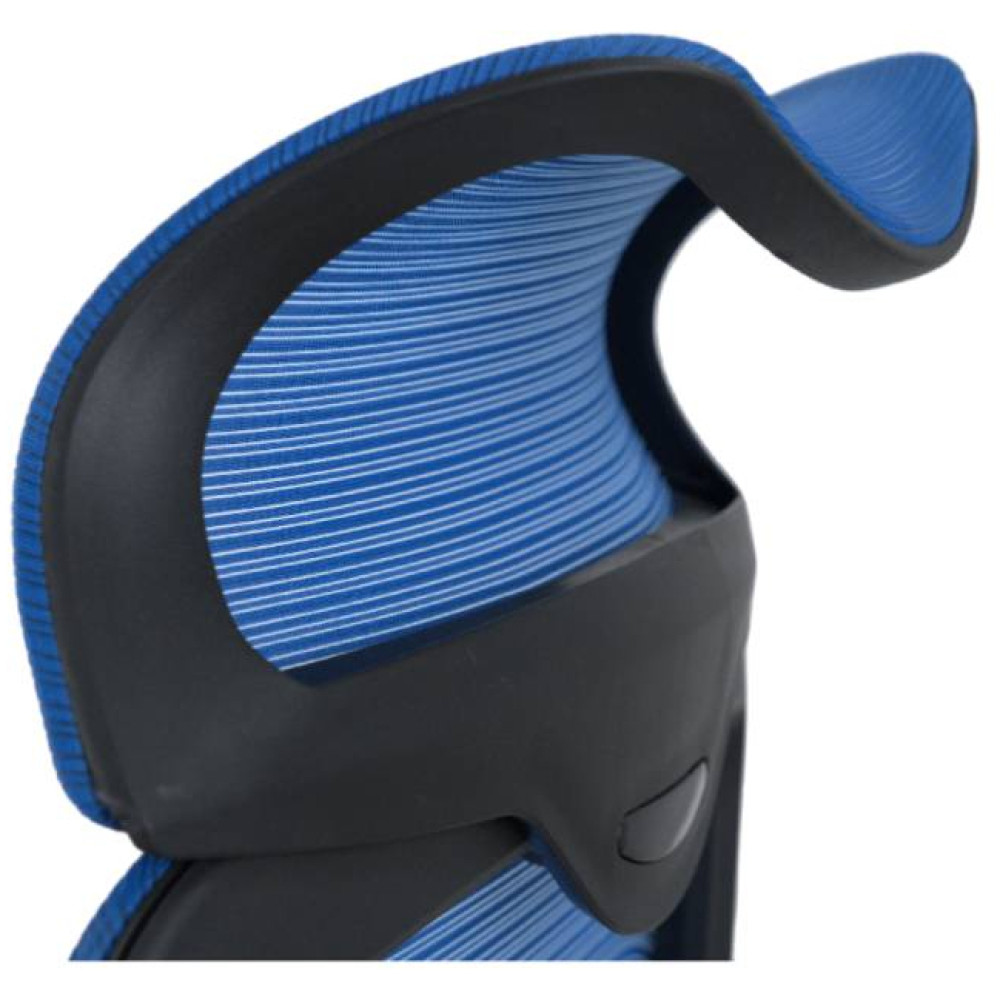 Крісло АКЛАС Доріан BL TILT K-08 Blue OS-3000 Black