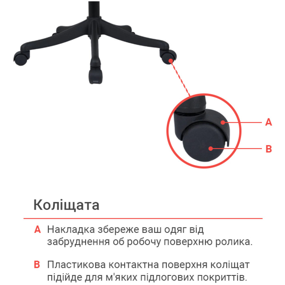 Крісло АКЛАС Доріан BL TILT K-08 Blue OS-3000 Black