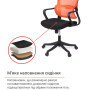 Крісло АКЛАС Доріан BL TILT K-09 Orange OS-3000 Black Крісло АКЛАС Доріан BL TILT K-09 Orange OS-3000 Black