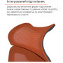 Крісло АКЛАС Доріан BL TILT K-09 Orange OS-3000 Black Крісло АКЛАС Доріан BL TILT K-09 Orange OS-3000 Black