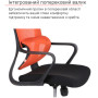 Крісло АКЛАС Доріан BL TILT K-09 Orange OS-3000 Black Крісло АКЛАС Доріан BL TILT K-09 Orange OS-3000 Black